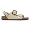 Birkenstock Milano Big Buckle High Shine - High Shine Ecru